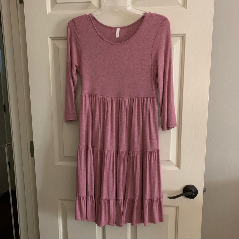 Pinkblush ruffle dress